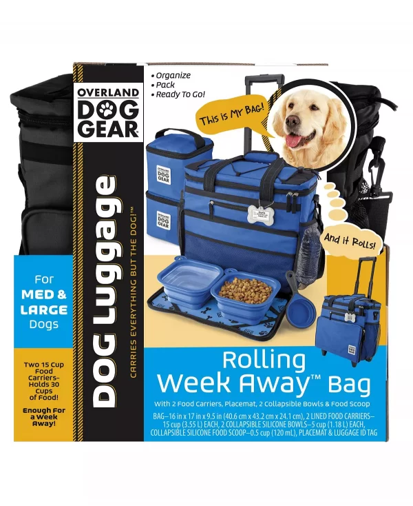 Overland Dog Gear Rolling Week Away Bag