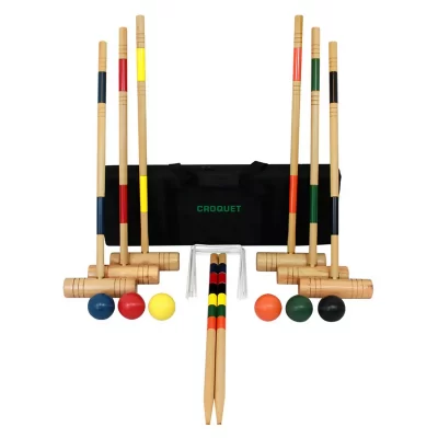 Wood Croquet Set