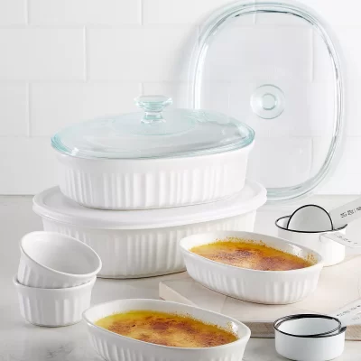 French White 10-Pc. Bakeware Set, Created for Macy’s