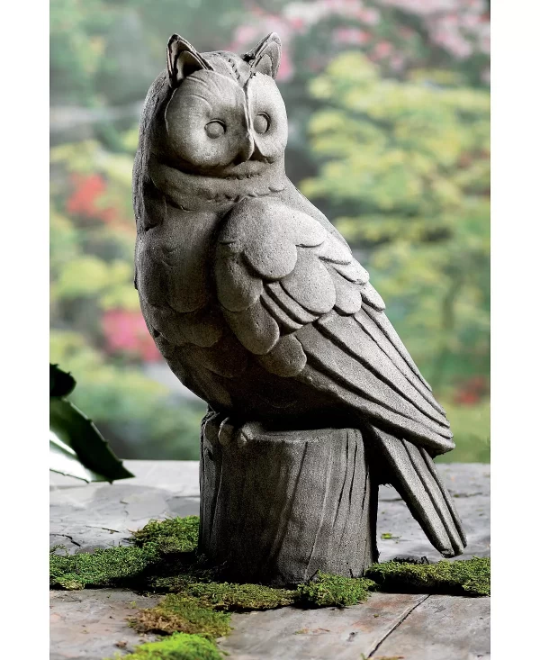 KINDWER 18" Large Owl Garden Statue