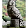 KINDWER 18" Large Owl Garden Statue