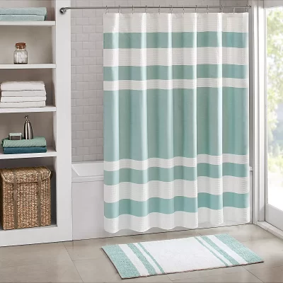 Spa Waffle 72″ x 72″ Shower Curtain with 3M Treatment